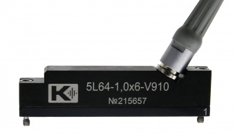5L64-1,0х6-V910  фазированная решетка, 64 эл,  5 МГц